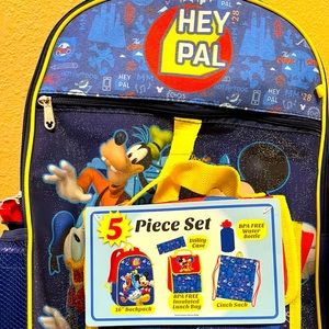 Kids - Disney Jr - Mickey Backpack w Lunch Bag